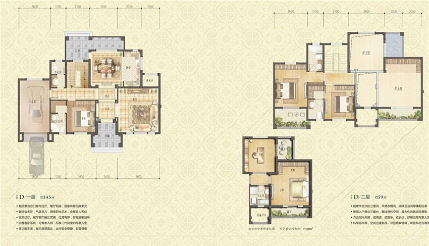 石鼓区耀江天鹅堡院墅D户型