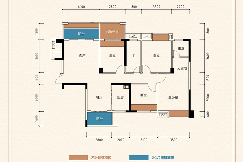 蒸湘区红湘大第6栋10户型