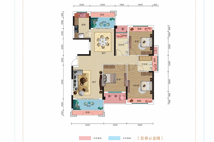 蒸湘区天酬九里晴川H1户型