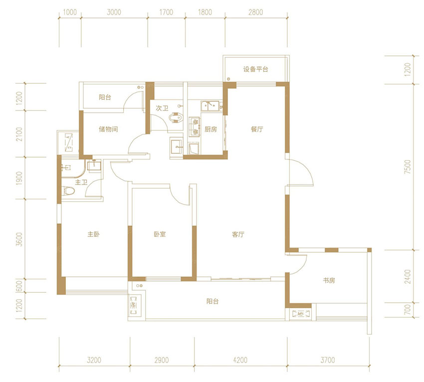 蒸湘区恒生玫瑰庄园C1