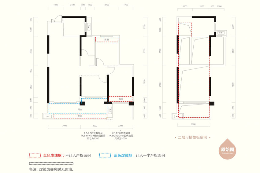 蒸湘区融冠蜜城F1户型