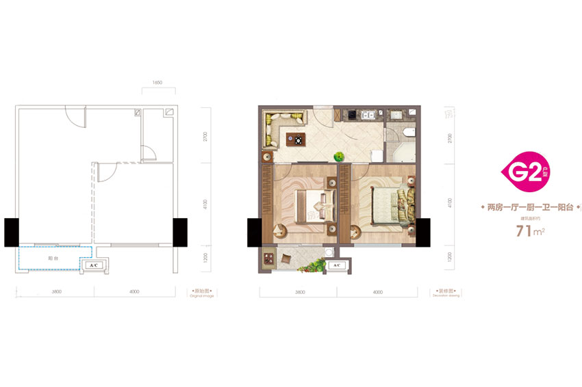 蒸湘区融冠乐城G2户型