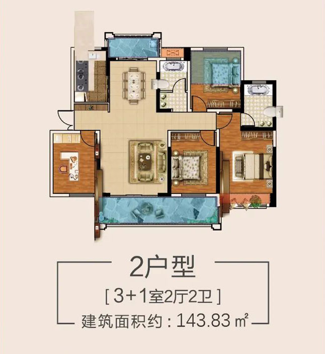 衡山县衡山新城C户型