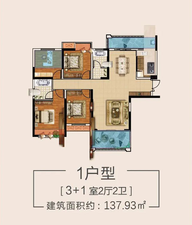 衡山县衡山新城A户型