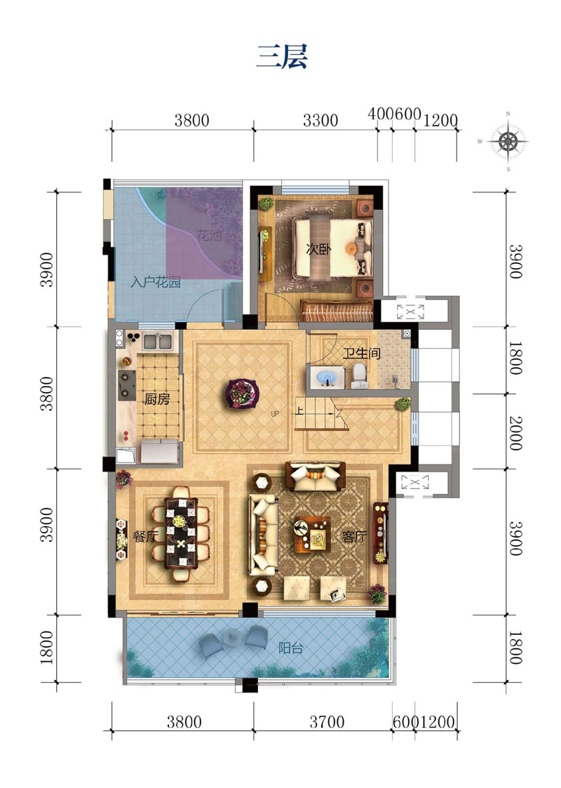 衡南县天澜美好生活社区花园洋房D2户型
