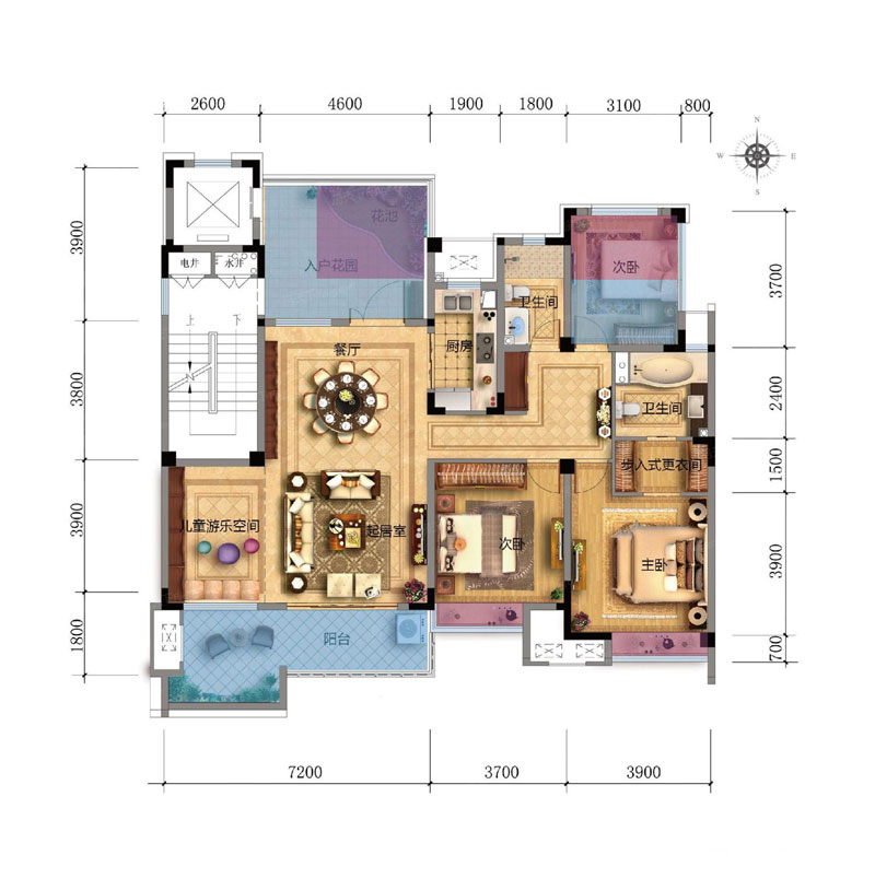 衡南县天澜美好生活社区洋房户型D1