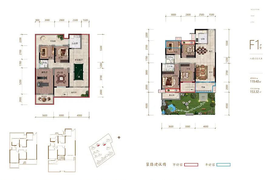 衡东县弘谷山语城复试F1户型