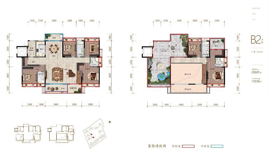 衡东县弘谷山语城复试B2户型