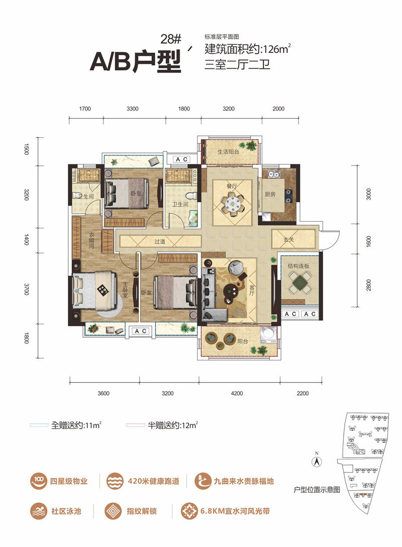 常宁市万象城AB户型