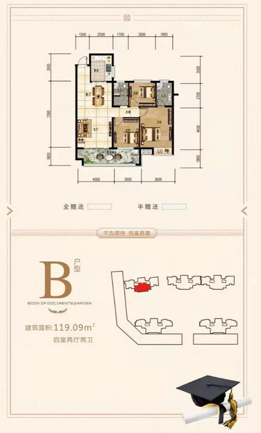 常宁市昌隆尚书苑B户型