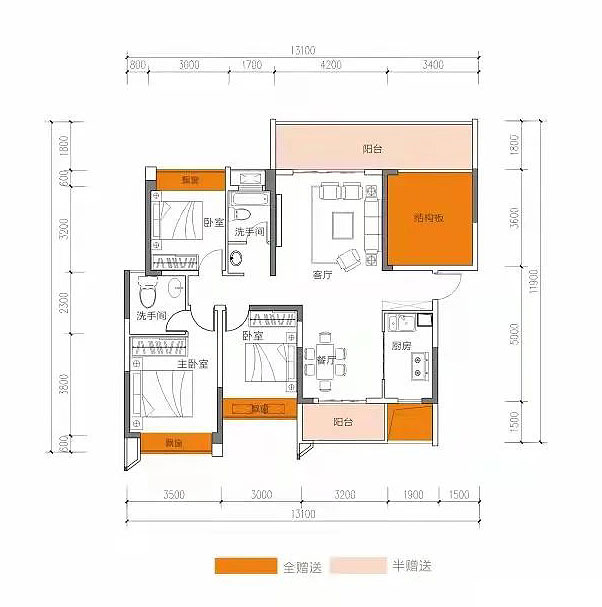 耒阳市万顺壹品A户型