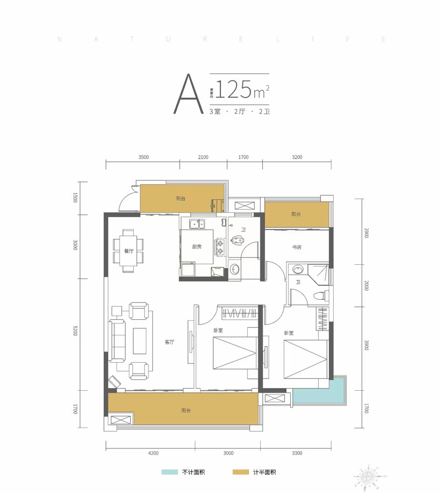 岳阳楼区滨水天宸A3s2s125