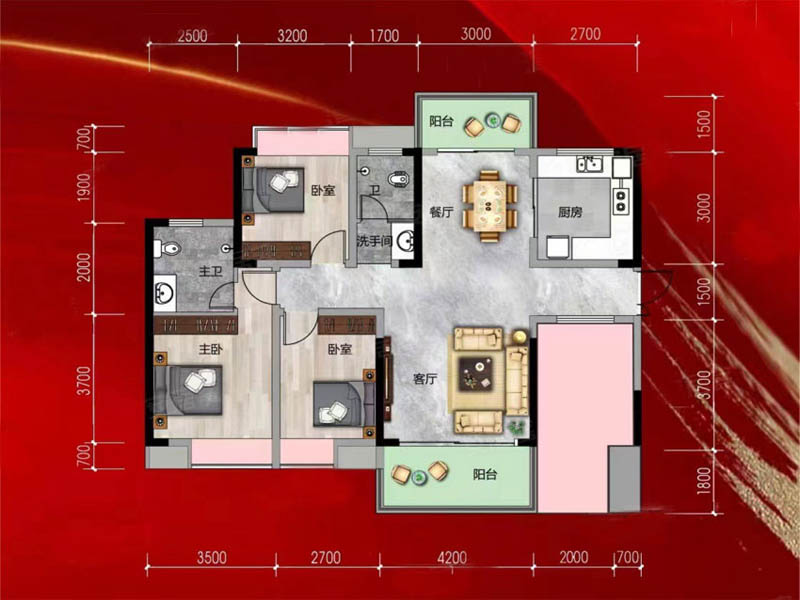 永兴县天悦城C户型