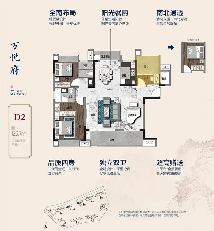 宜章县万悦府D2户型