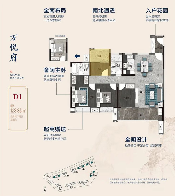 宜章县万悦府D1户型