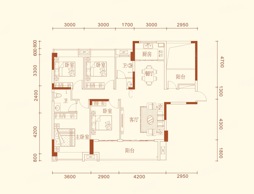 宜章县书香名邸6栋C户型