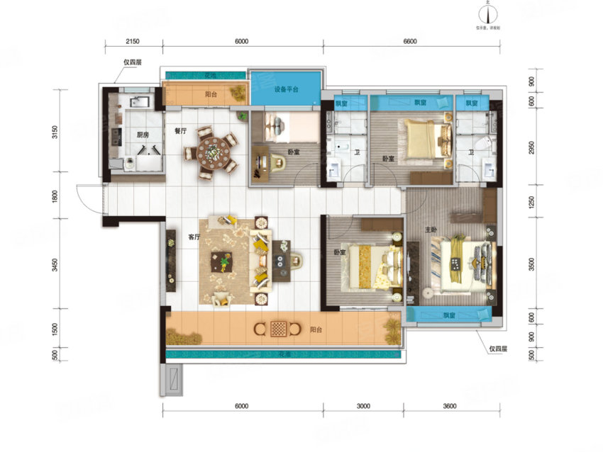 永兴县碧桂园永兴府天幕户型