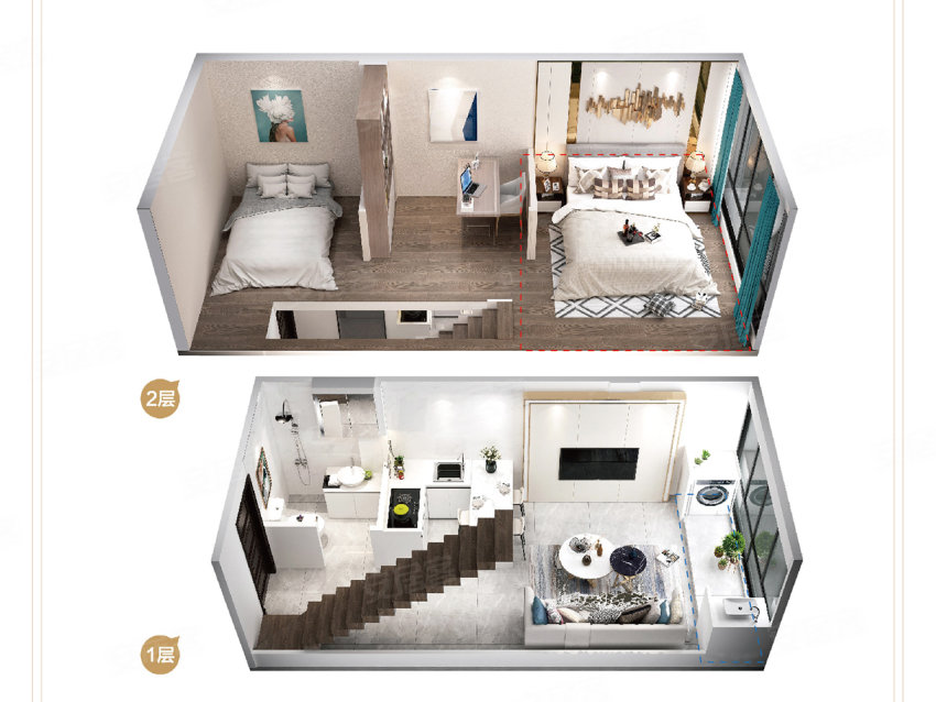 宜章县天邦宜章城复式户型