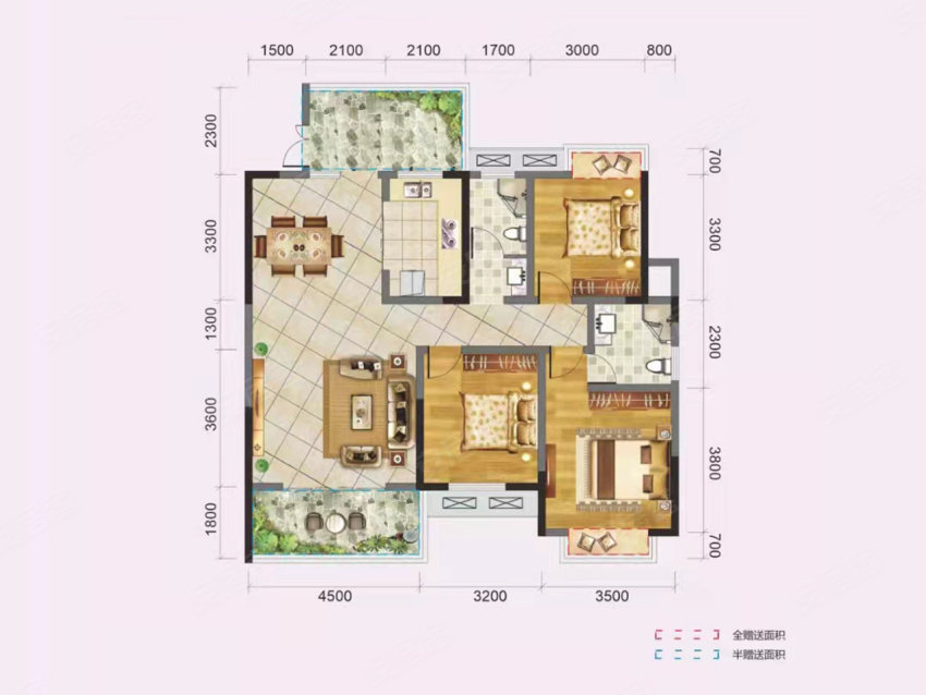 桂东县汇达豪庭G4户型