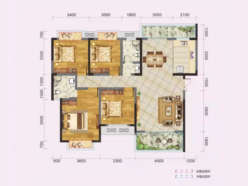 桂东县汇达豪庭H1户型