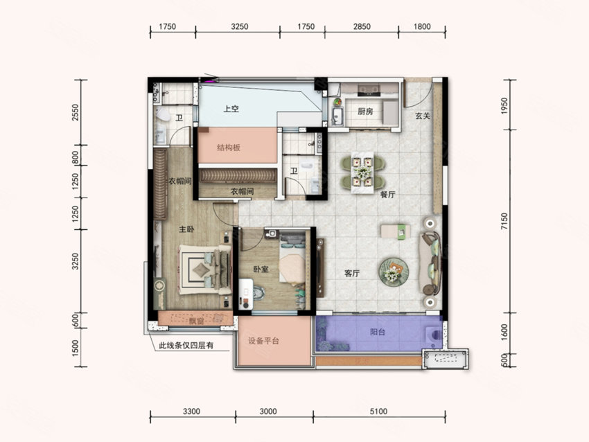 嘉禾县碧桂园C户型