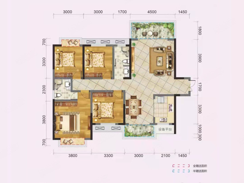 桂东县汇达豪庭G1户型