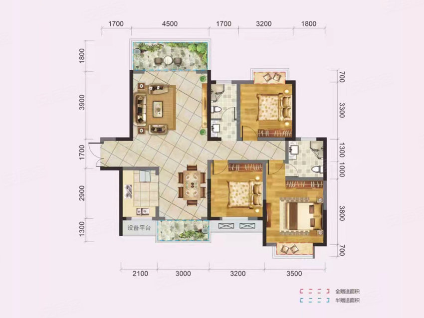 桂东县汇达豪庭G2户型