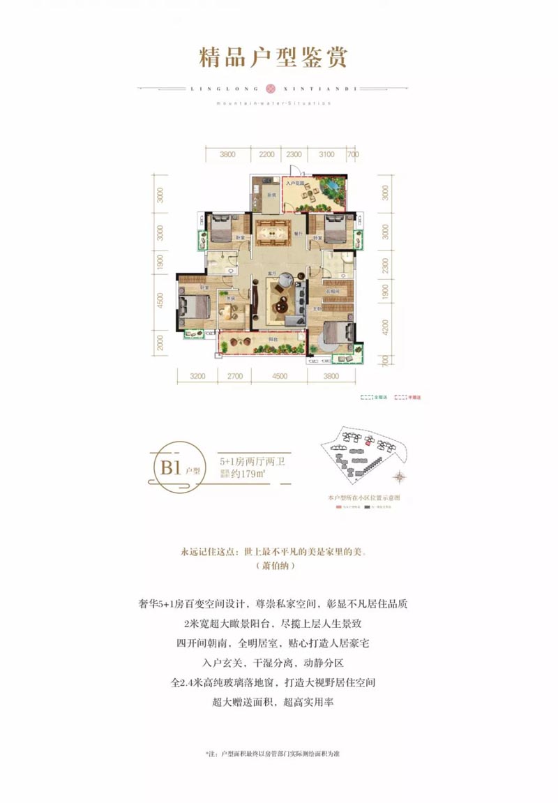 桂东县玲珑新天地B1户型