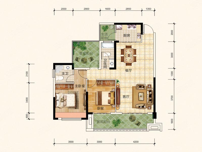 桂阳县东城御府H户型