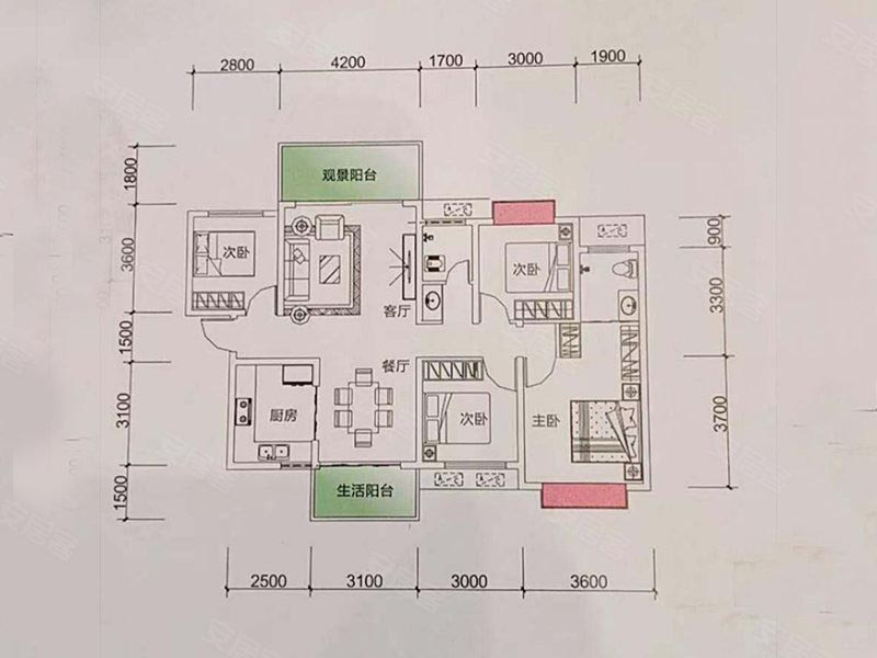 桂阳县德泰鑫龙华府G户型