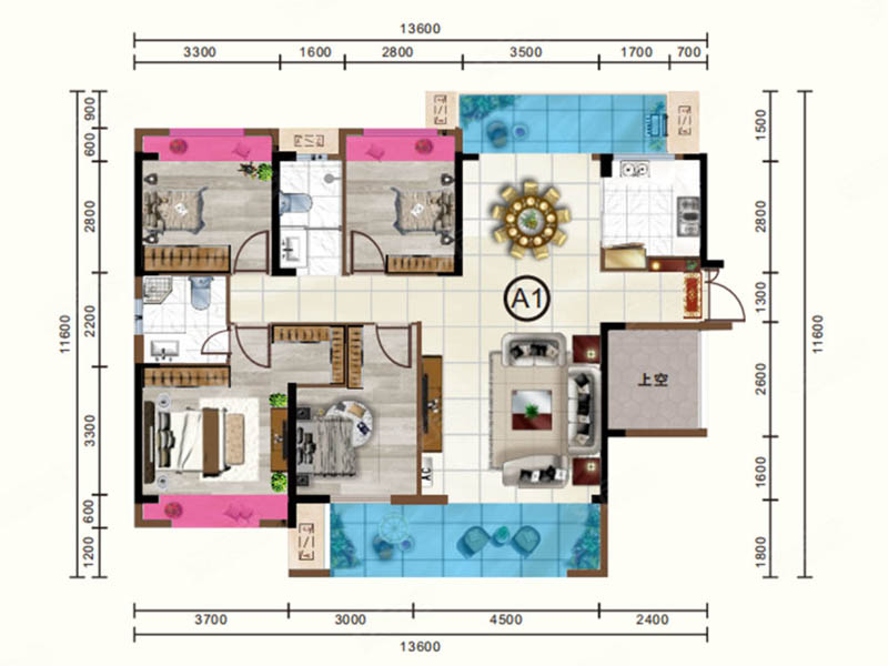 临武县御景华庭A1户型