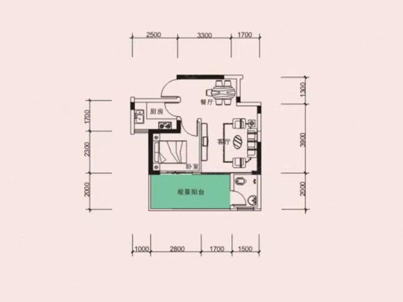 桂阳县德泰宝领嘉园6栋02户型
