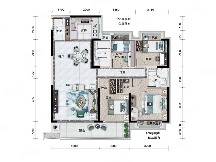 临武县碧桂园Y户型