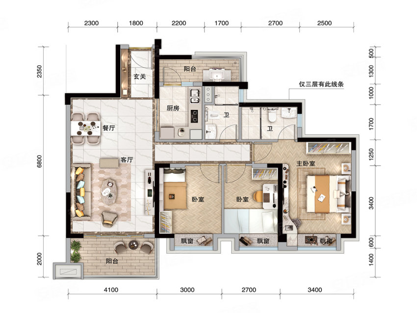 临武县碧桂园B户型