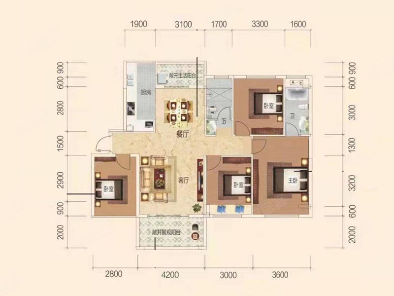 桂阳县金麟府D户型