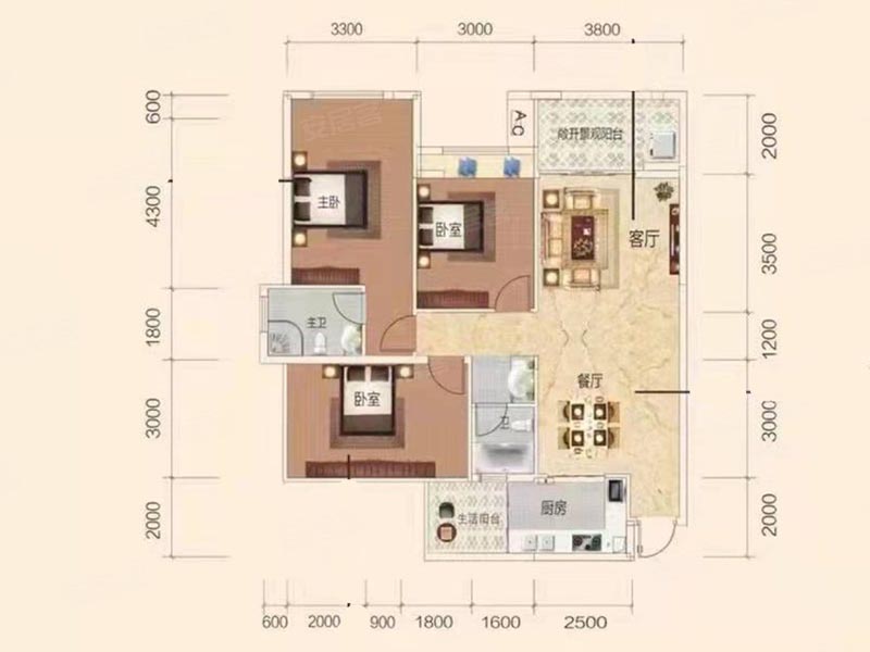 桂阳县金麟府G户型