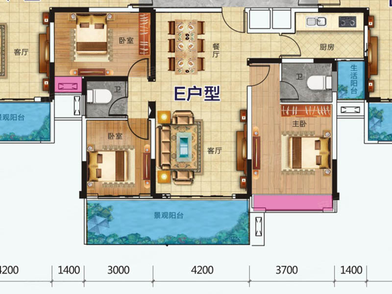 临武县龙山书居8栋三房