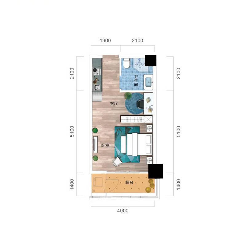 苏仙区时代天骄A户型