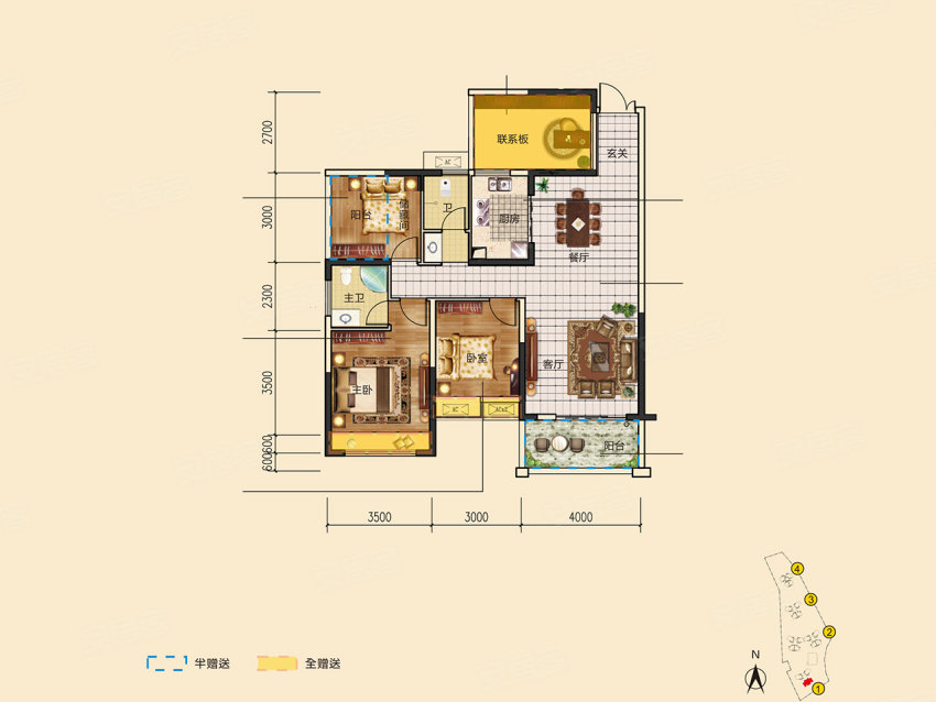 桂阳县北城名苑D户型