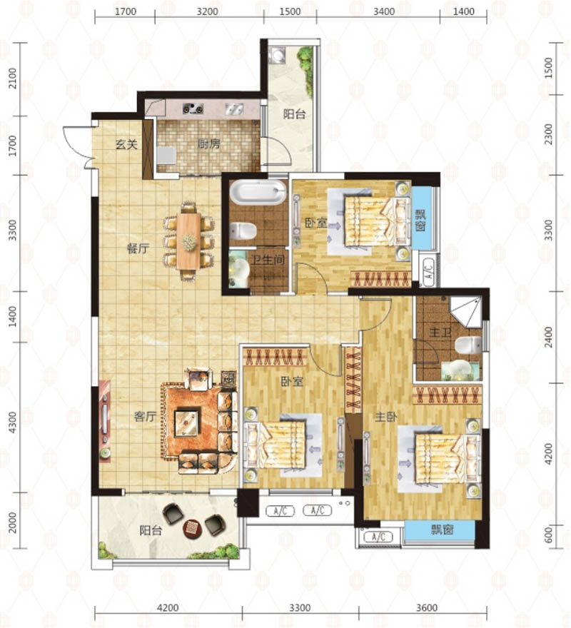 安仁县中央翰府D户型