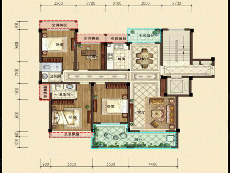 安仁县江湾壹号E户型