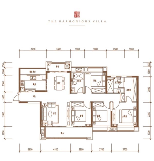 苏仙区汇景雍和居C户型