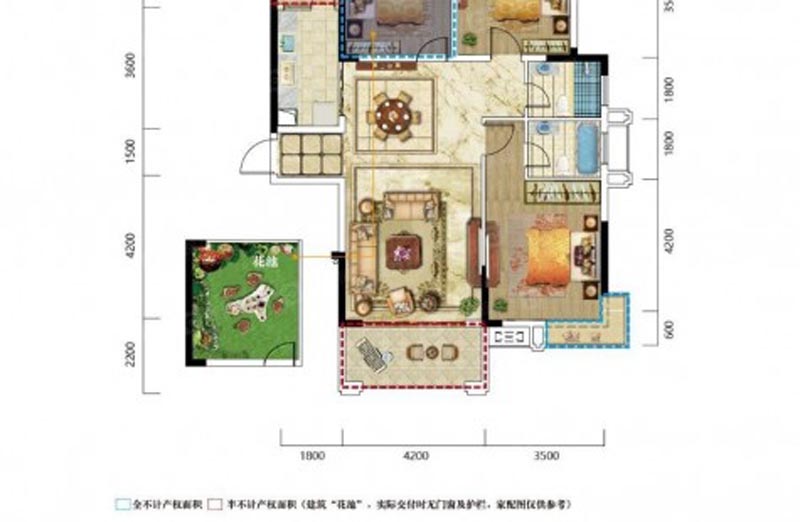 苏仙区明大公园九里H户型