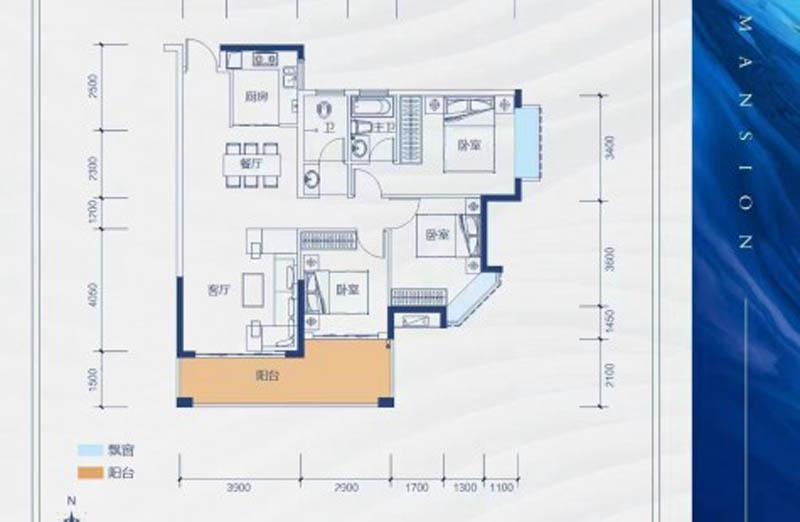 北湖区德惠公馆A6户型