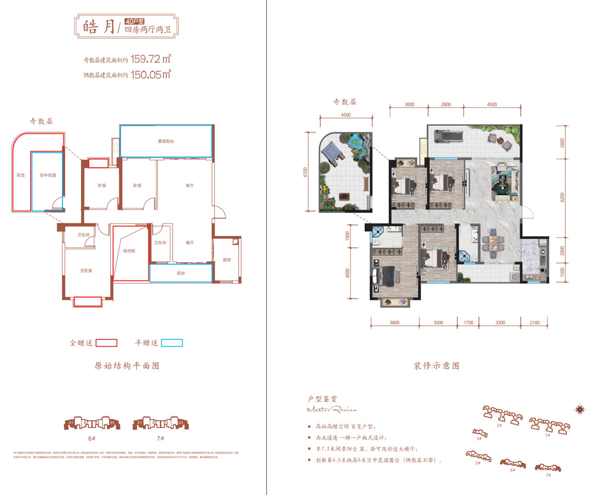 祁东县新水云轩桃花源二期皓月户型