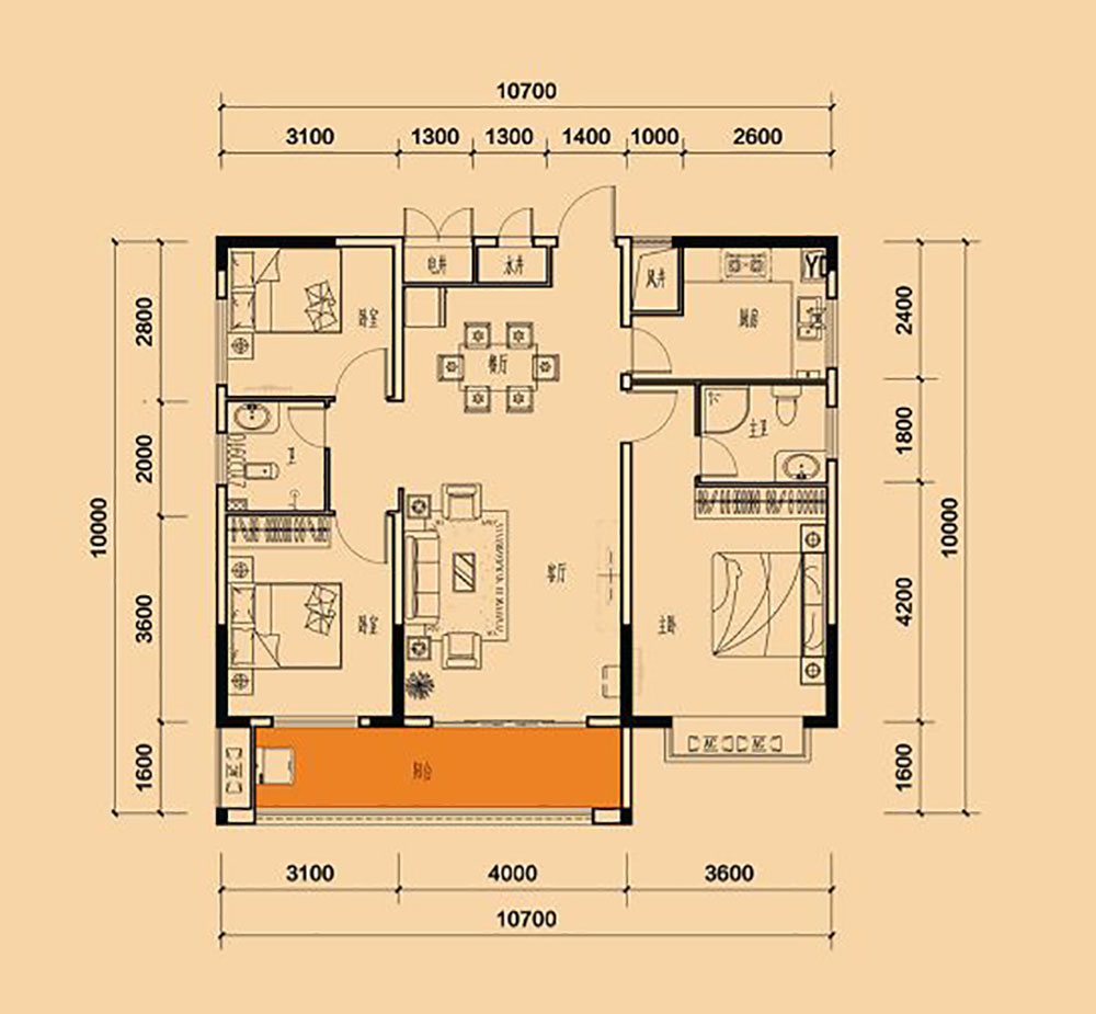平江县天力城西区B户型