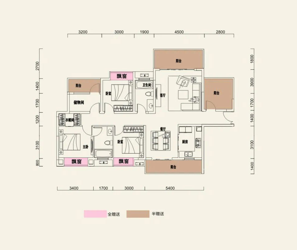 常宁市常盛文博苑A户型