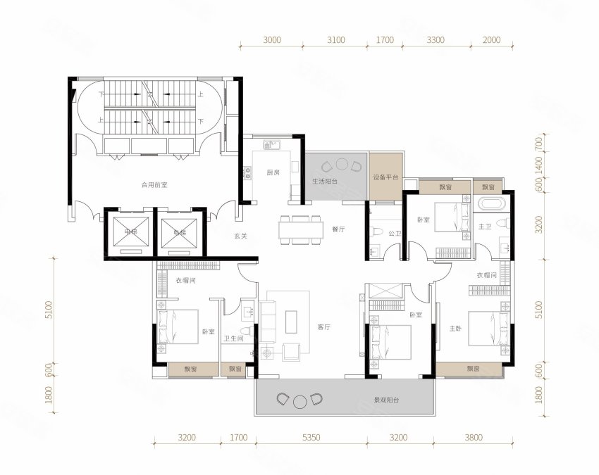 平江县顺府江屿城C户型