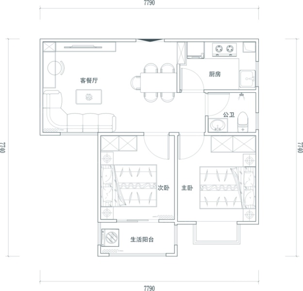 珠晖区衡州教育新城B1户型4栋、5栋