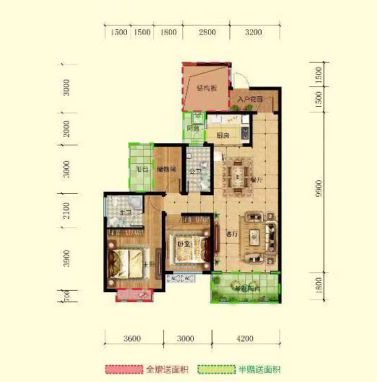 攸县幸福里A户型